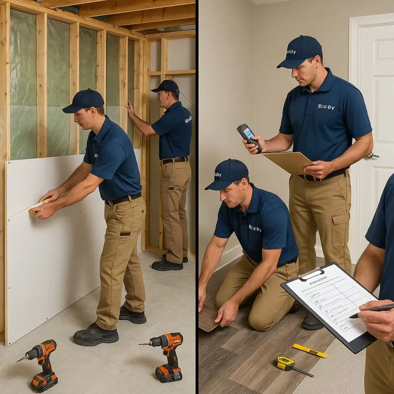 Repairs and Reconstruction process in North Conway, NH