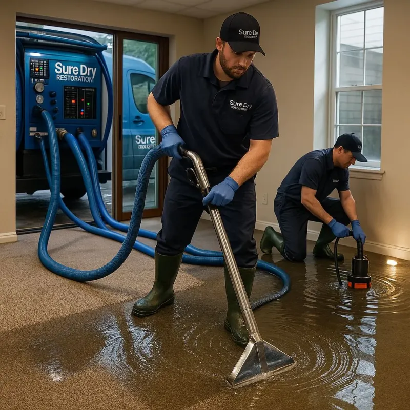 Water Extraction and Removal process in North Conway, NH
